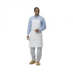 DuPont One Size Fits All ProShield® Bib Apron w/ Tie Closure - 100 Pack