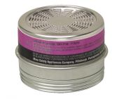 MSA Threaded Organic Vapor/P100 Cartridge, 6 in pkg