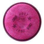 3M 2097 P100 Filter w/Nuisance Level Organic Vapor, 1 pair
