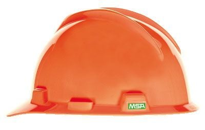 MSA 10019548 V-Gard Full Brim Silver Hard Hat - Each - View #6