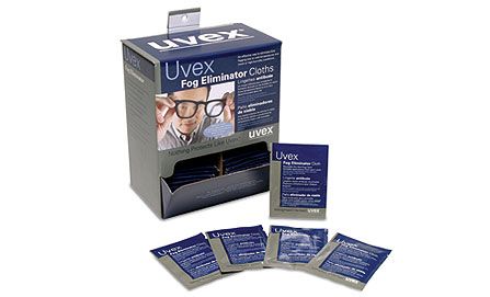 Uvex S477 Fog Eliminator Cloths For Saftey Glasses 