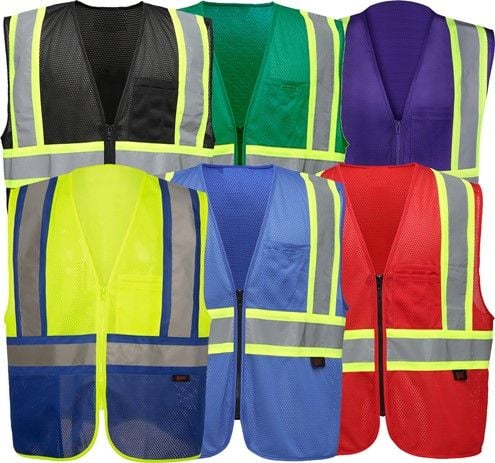 High Visibility Two Tone Safety Vest