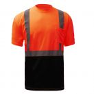GSS Safety Class 2 Short Sleeve T-Shirt W/ Black Bottom, Orange