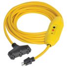 Tower Manufacturing In-line GFCI & Triple Tap Cord Set - 30338306