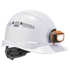 Skullerz® 8972LED Class C Cap-Style Hard Hat + LED Light with Ratchet Suspension