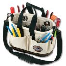 22-Pocket Oval Canvas Tool Bag