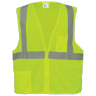 GLO-001 - FrogWear® HV - High-Visibility Lightweight Mesh Polyester Safety Vest