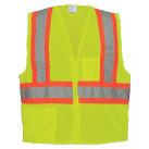 GLO-002 - FrogWear HV - High-Visibility Lightweight Mesh Polyester Safety Vest