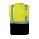 FROGWEAR – ANSI CLASS 2 HIGH-VISIBILITY YELLOW/GREEN PREMIUM SLEEVELESS SAFETY SHIRT. 