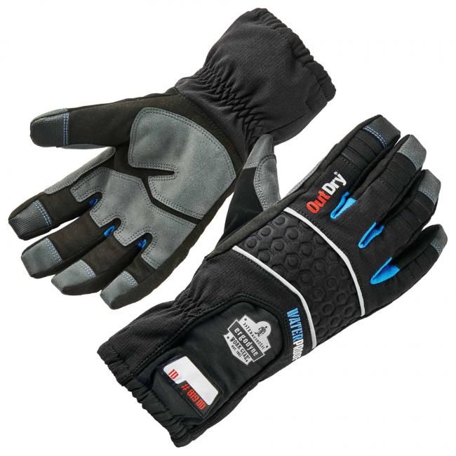 1 Pair Tegera 517 Warm Winter Fleece Lined Thermal Waterproof Gloves Size 7 S 