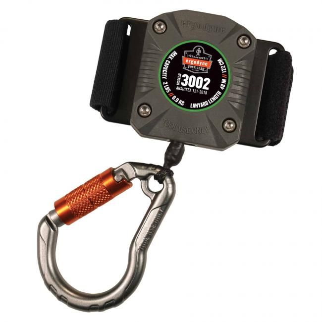 Squids® 3002 Retractable Tool Lanyard - Belt Loop + Locking