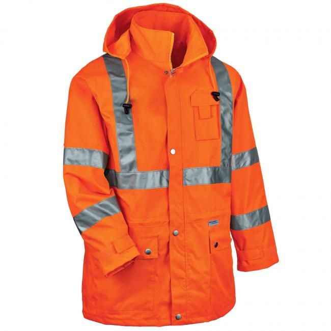 GloWear 8365 High Vis Class 3 Rain Jacket