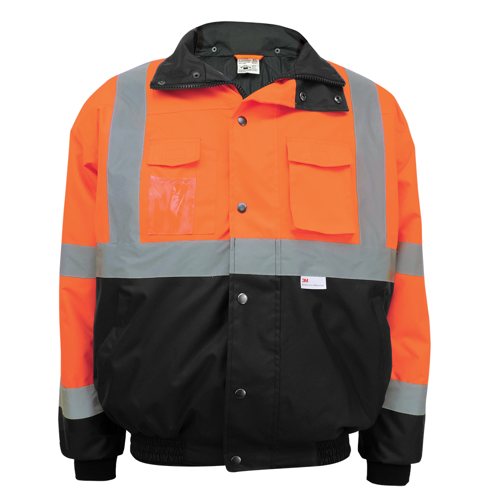 Bomber Jacket 3m High Visibility Clothing GLO-EB4 FrogWear® HV