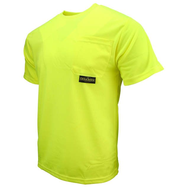 GSS safety shirt CLASS 2 ONYX TWO-TONE ANTI-SNAG T-SHIRT W/SEGMENT TAPE 