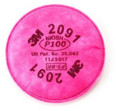 3M 2091 P100 Filter, 1 pair
