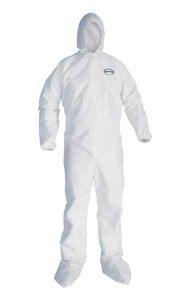Kleenguard A20 Coveralls w/ Hood, Boots, Elastic Back, Wrists & Ankles - Multi Pack