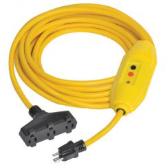 Tower Manufacturing In-line GFCI & Triple Tap Cord Set - 30338303