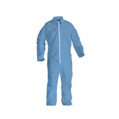 Kimberly-Clark Professional Blue KleenGuard A65 Disposable Coveralls w/ Front Zipper Closure