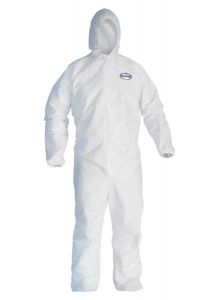 Kleenguard A40 Coveralls w/ Hood, Elastic Wrists & Ankles - 25 pack