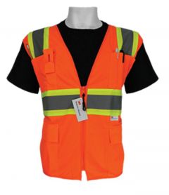 Glo-004 Frogwear Ansi Class 2 Surveoyrs Safety Vest