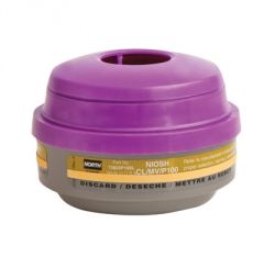 North® Chlorine Mercury Vapors P100 Cartridges 1 Pair