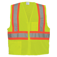 GLO-002 - FrogWear HV - High-Visibility Lightweight Mesh Polyester Safety Vest