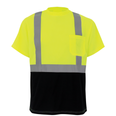 GLO-007B - FrogWear® HV - High-Visibility Self-Wicking Short Sleeved Shirt