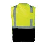 FROGWEAR – ANSI CLASS 2 HIGH-VISIBILITY YELLOW/GREEN PREMIUM SLEEVELESS SAFETY SHIRT. 