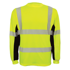 GLO-225LS - FrogWear® HV - High-Visibility High Performance Stretch Shirt